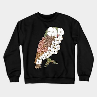 Nature elements art owl Crewneck Sweatshirt